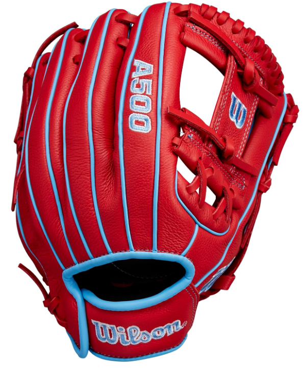 Wilson A500 Guantes juveniles de béisbol SKU-PH000001 - Imagen 4