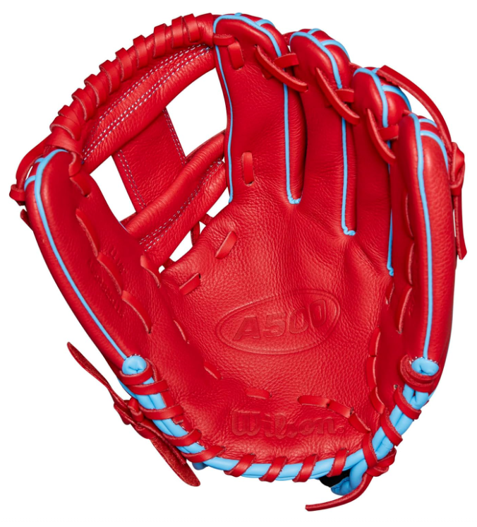 Wilson A500 Guantes juveniles de béisbol SKU-PH000001 - Imagen 3