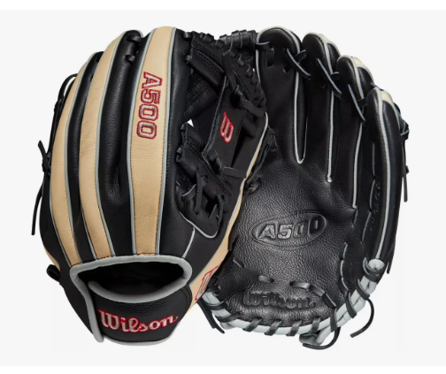 Wilson 2023 A500 Guante de béisbol juvenil SKU-PH000004