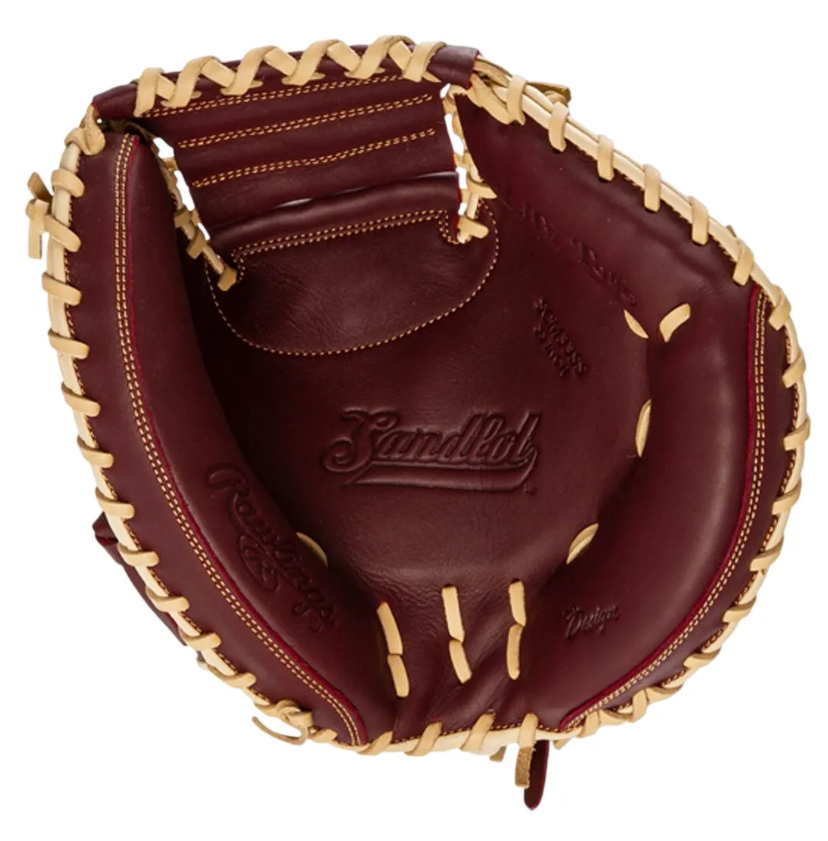 Guante Beisbol Rawling Catcher Mascota Cuero 33 Pulgadas SKU-PH000008 - Imagen 2