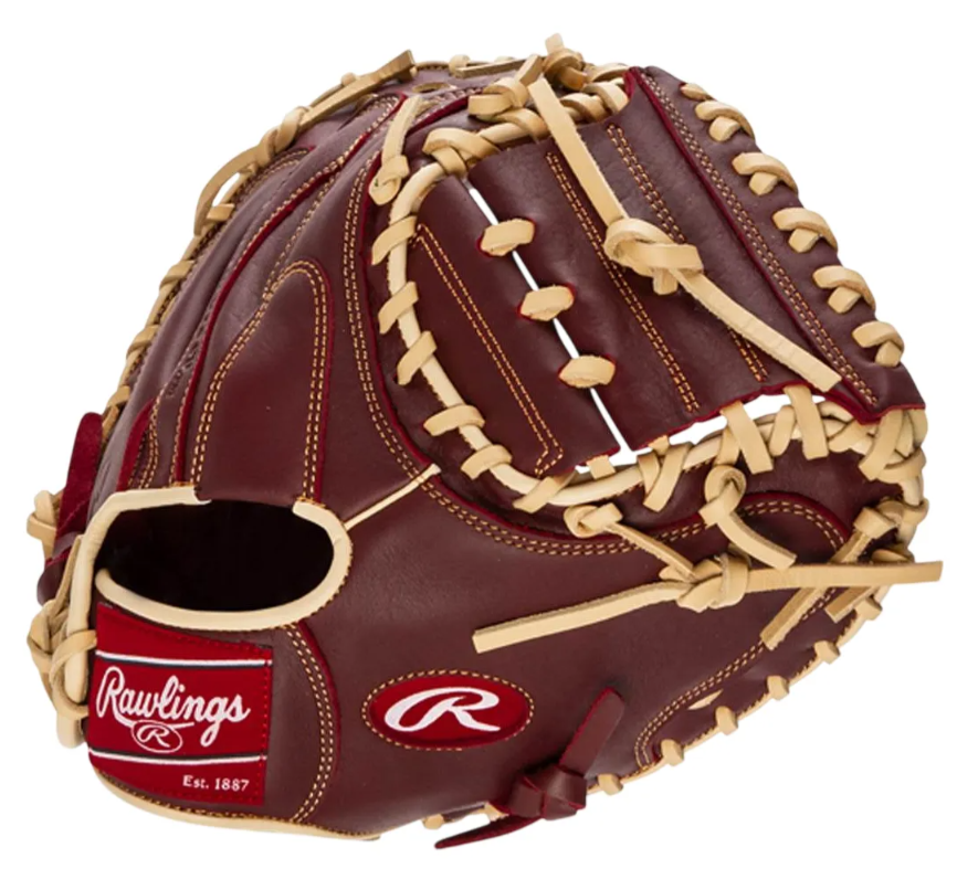 Guante Beisbol Rawling Catcher Mascota Cuero 33 Pulgadas SKU-PH000008 - Imagen 3