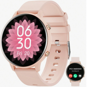 Reloj inteligente 1.39 pulgadas con pantalla HD redonda, deportivo para mujeres con múltiples modos de deporte para Android y IOS  SKU-PH000017