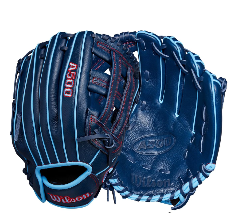 Wilson A500 Guantes juveniles de béisbol SKU-PH000006